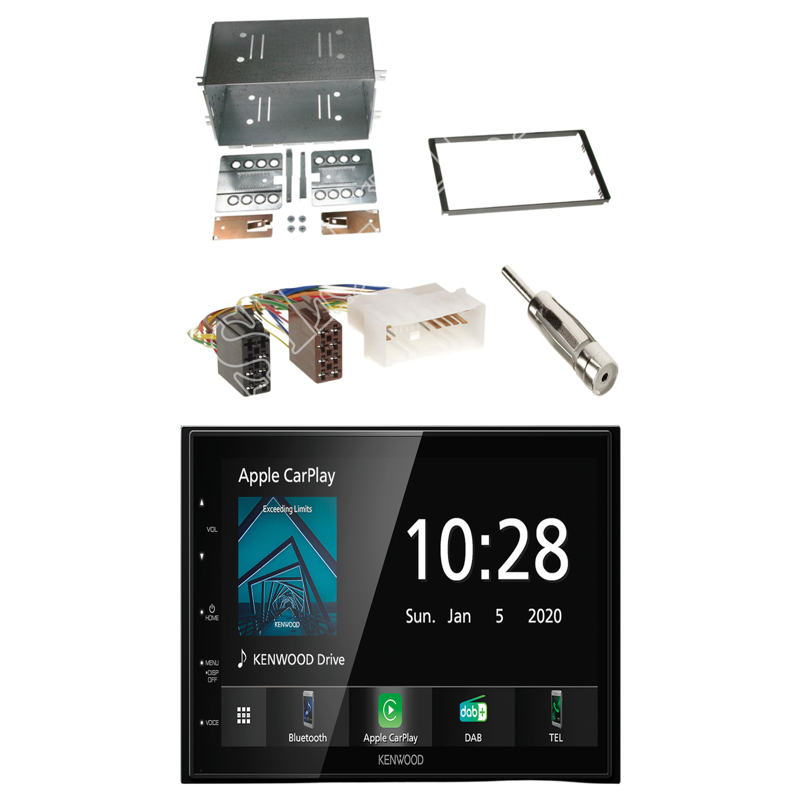 Kenwood DMX5020DABS Radio DAB Bluetooth with installation kit for KIA Magentis (GE)