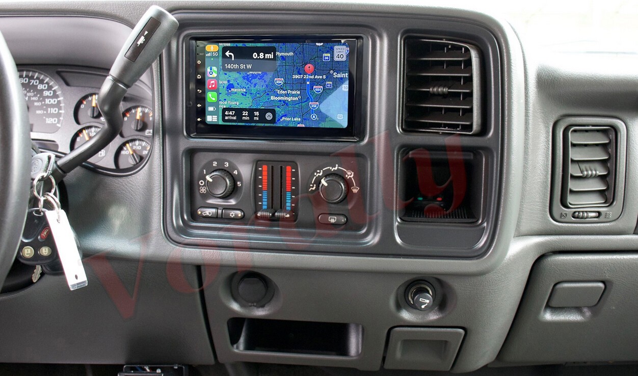 For GMC Chevrolet 2003-2006 Apple Carplay SWC Radio Android 13 GPS Stereo