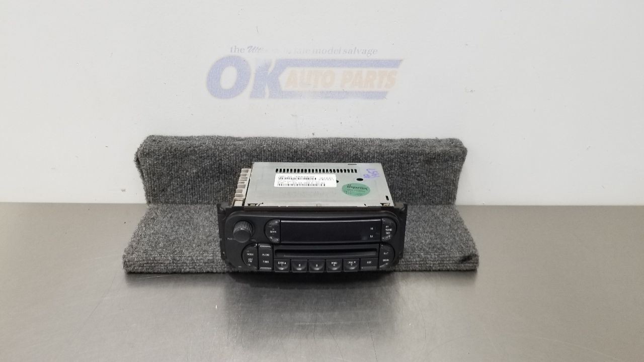 06 JEEP WRANGLER TJ RADIO AUDIO RECEIVER HEAD UNIT 05091506AF