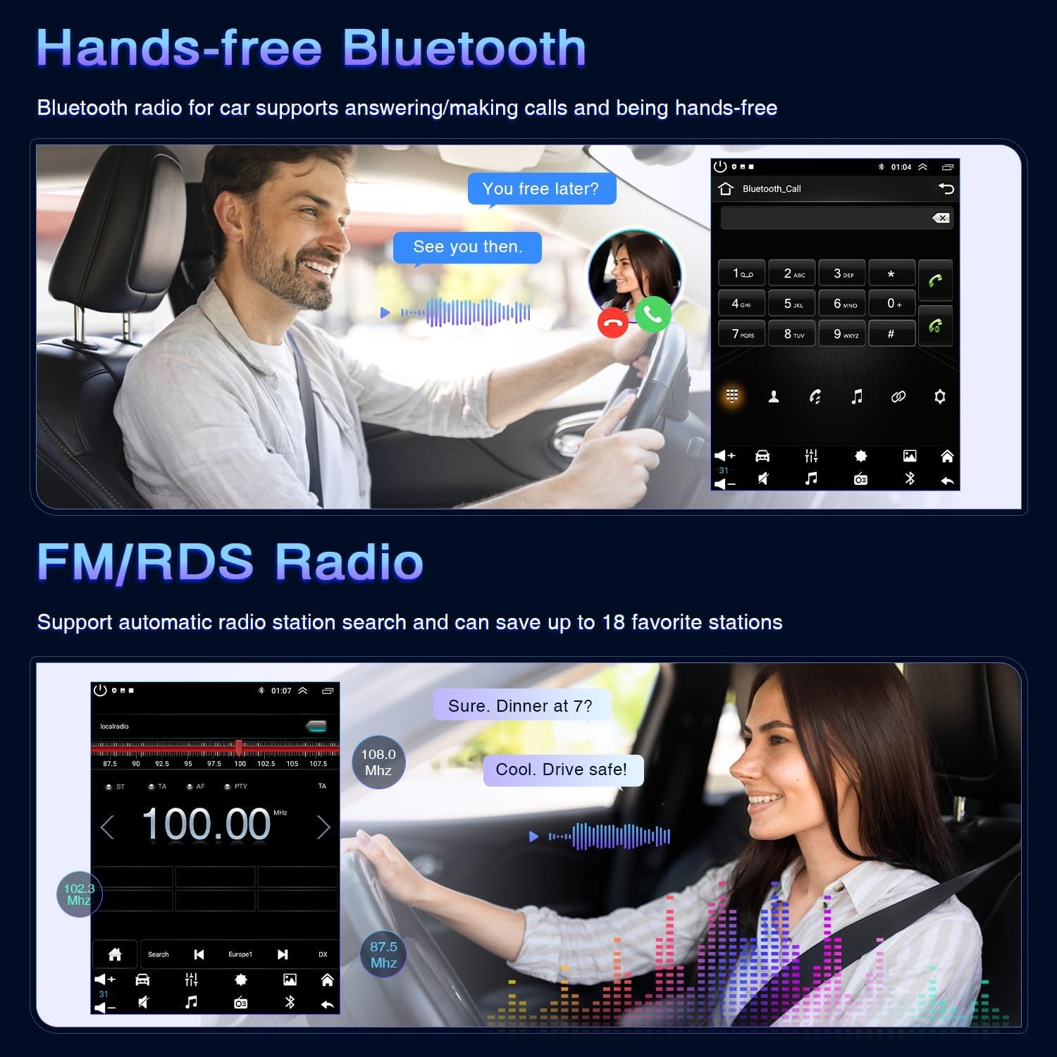 For Ford F150 2009-2014 Android 13 Apple CarPlay Stereo Radio GPS Navi WIFI 64GB