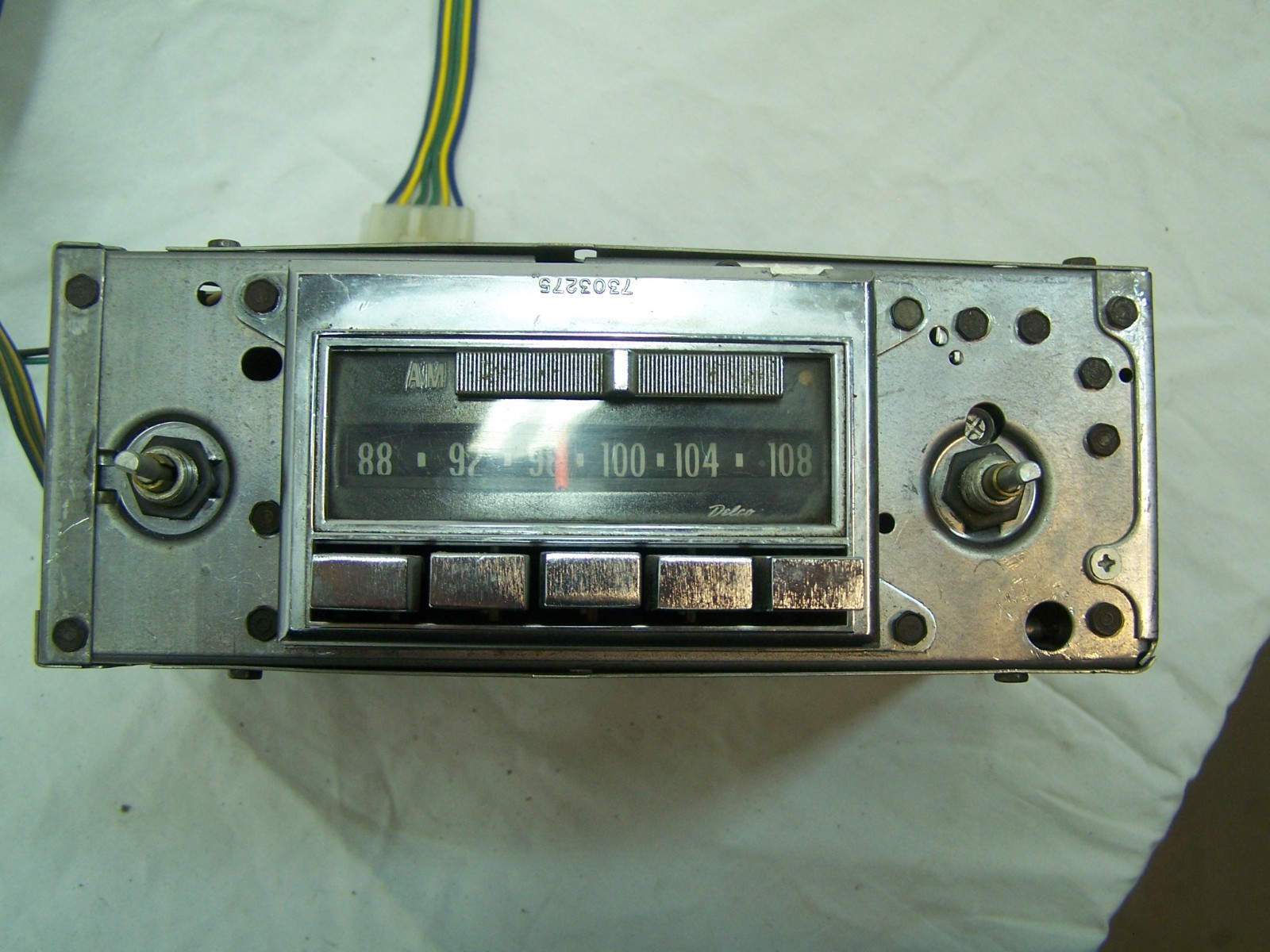 Corvette 1972-1976 AM FM Stereo Radio in Unknown Working Condition