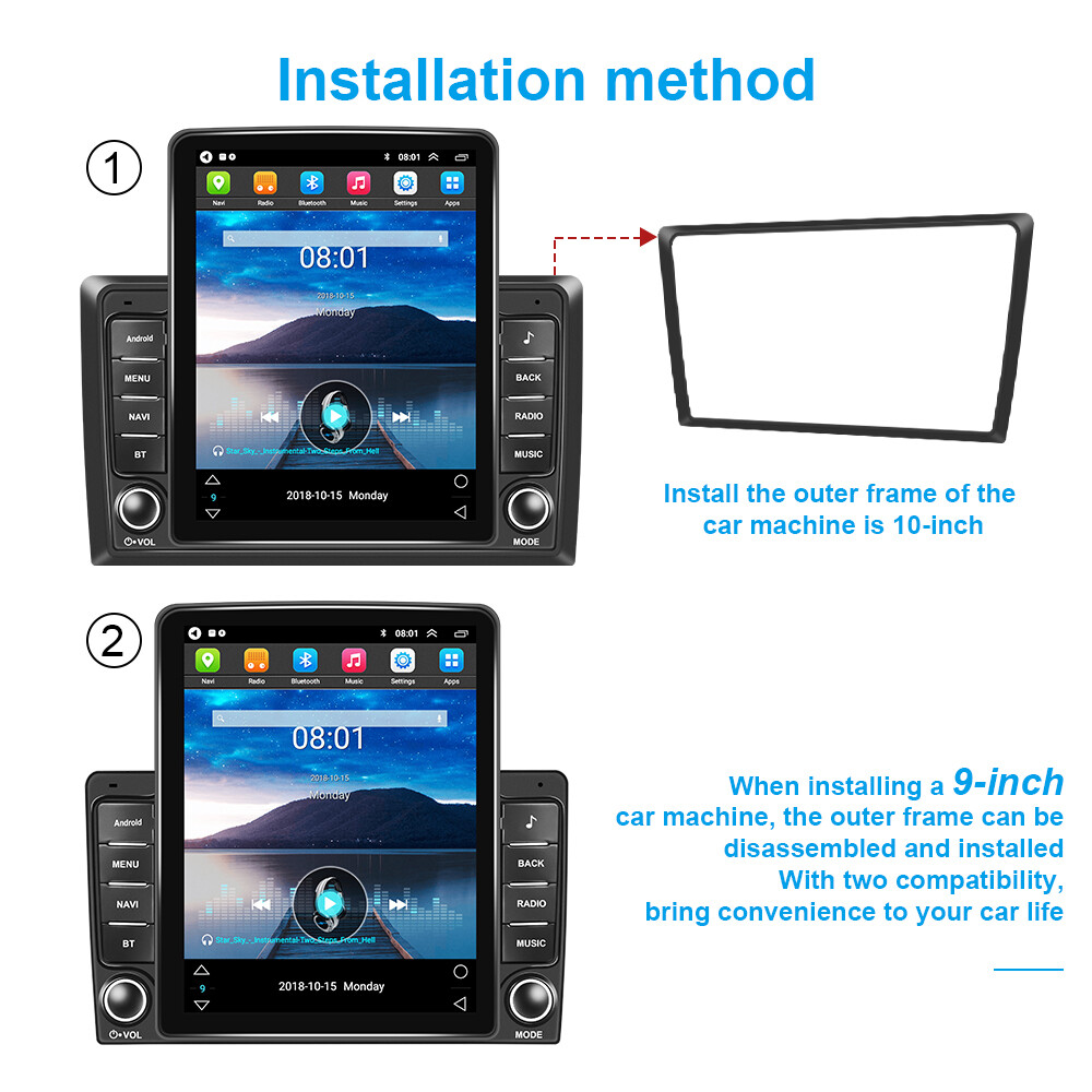 Android 15 CarPlay Stereo Radio GPS Navi BT For Mitsubishi Outlander 2003-2006