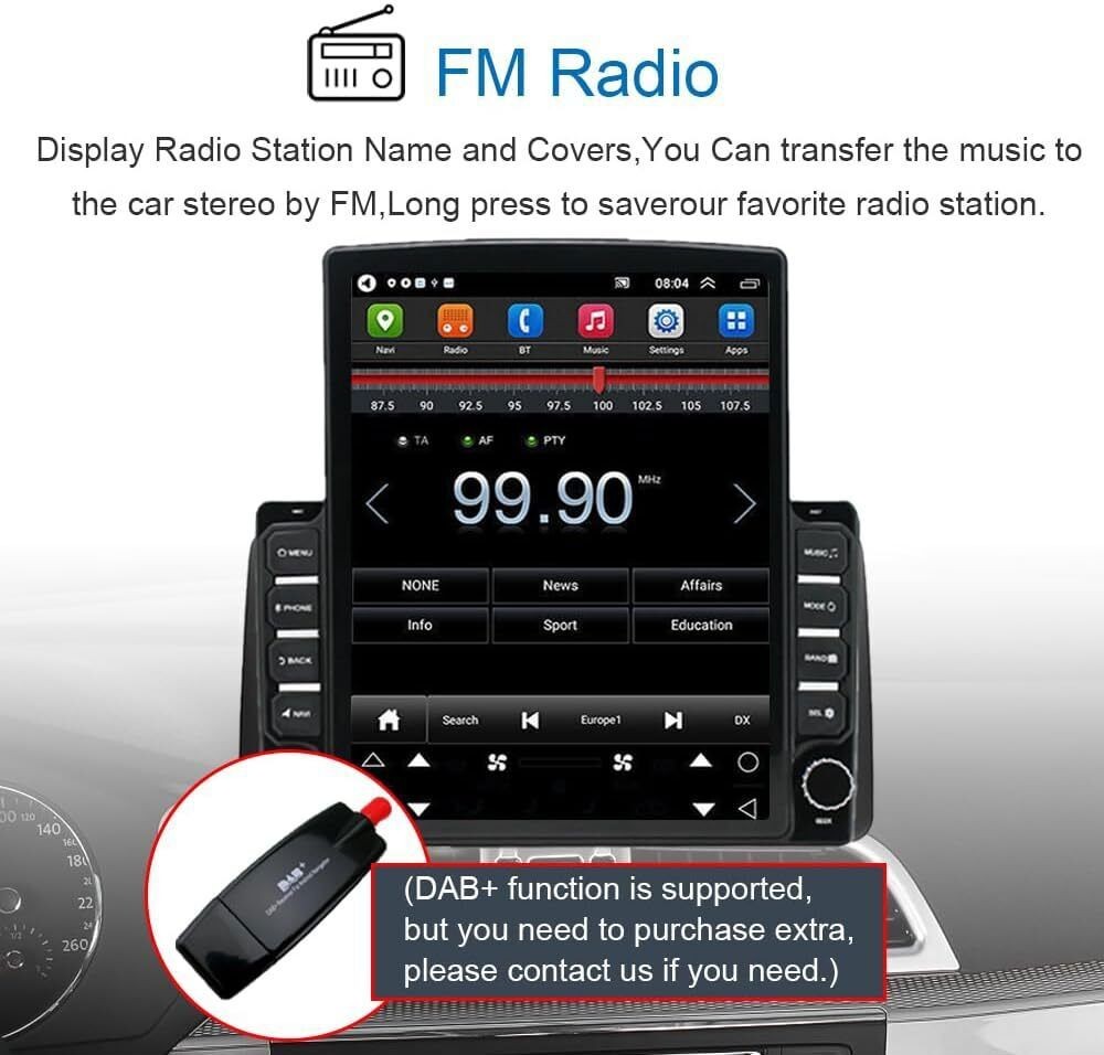 For Buick Enclave 2008-2017 Android 15 Carplay Car Stereo Radio GPS NAVI