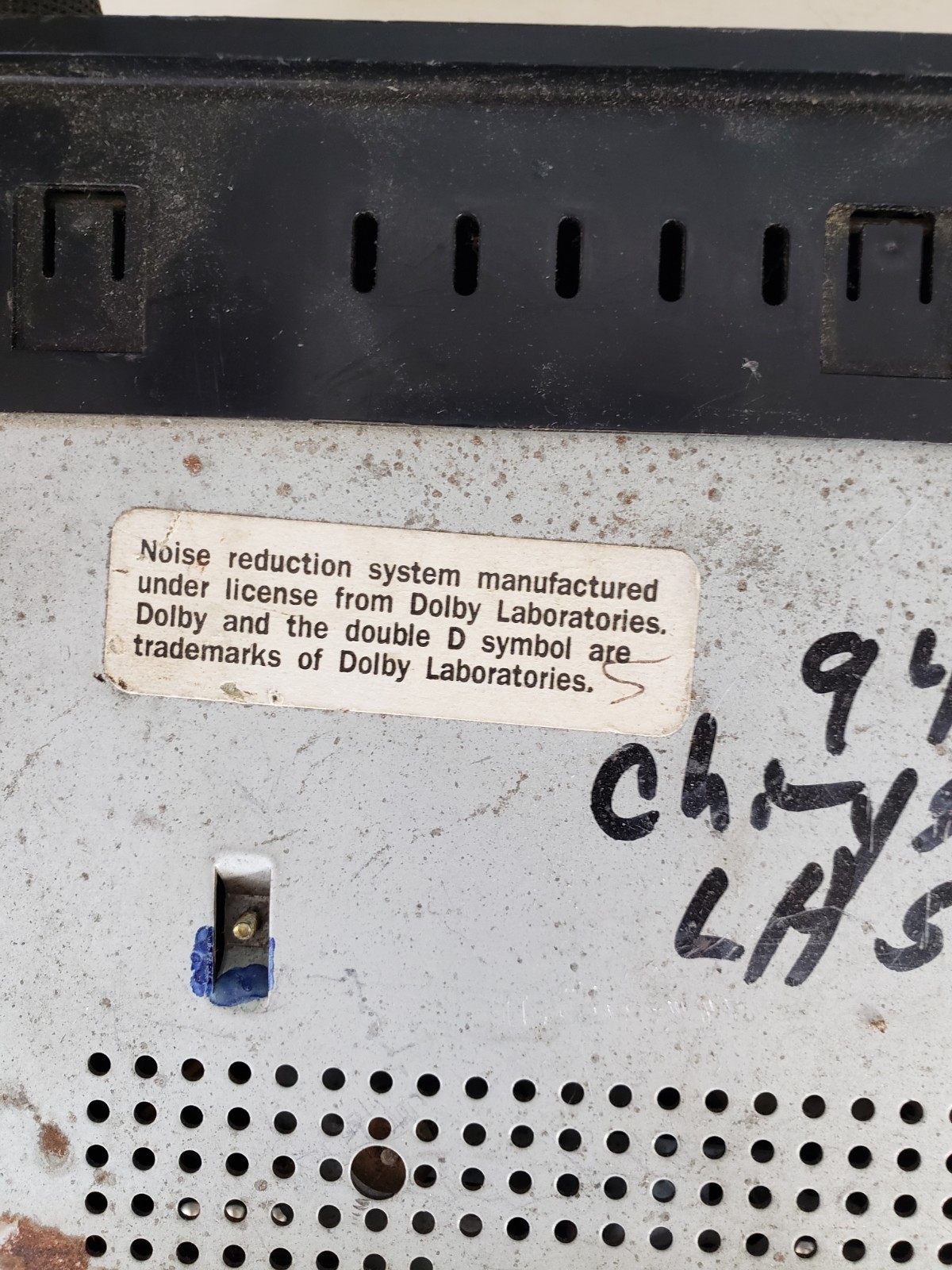 Vintage Chrysler Corporation, OEM, Cassette/radio. P4704305. not Tested