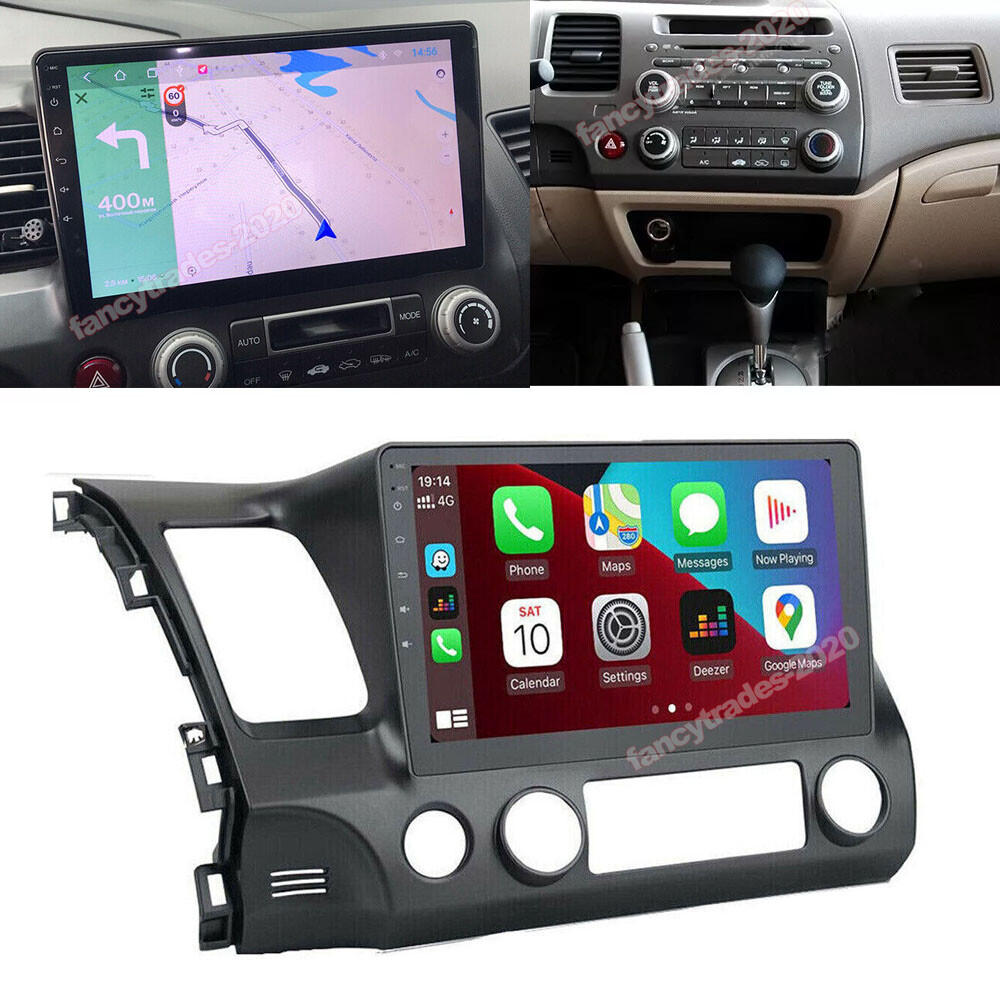 4G+64G Apple Carplay Car Stereo For Honda Civic 2006-2011 Android 13.0 Radio GPS