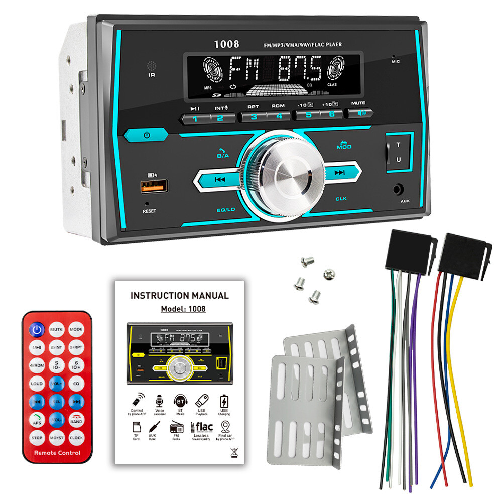 2Din Car Stereo Radio MP3 USB BT FM TF AUX Player In-dash Autoradio