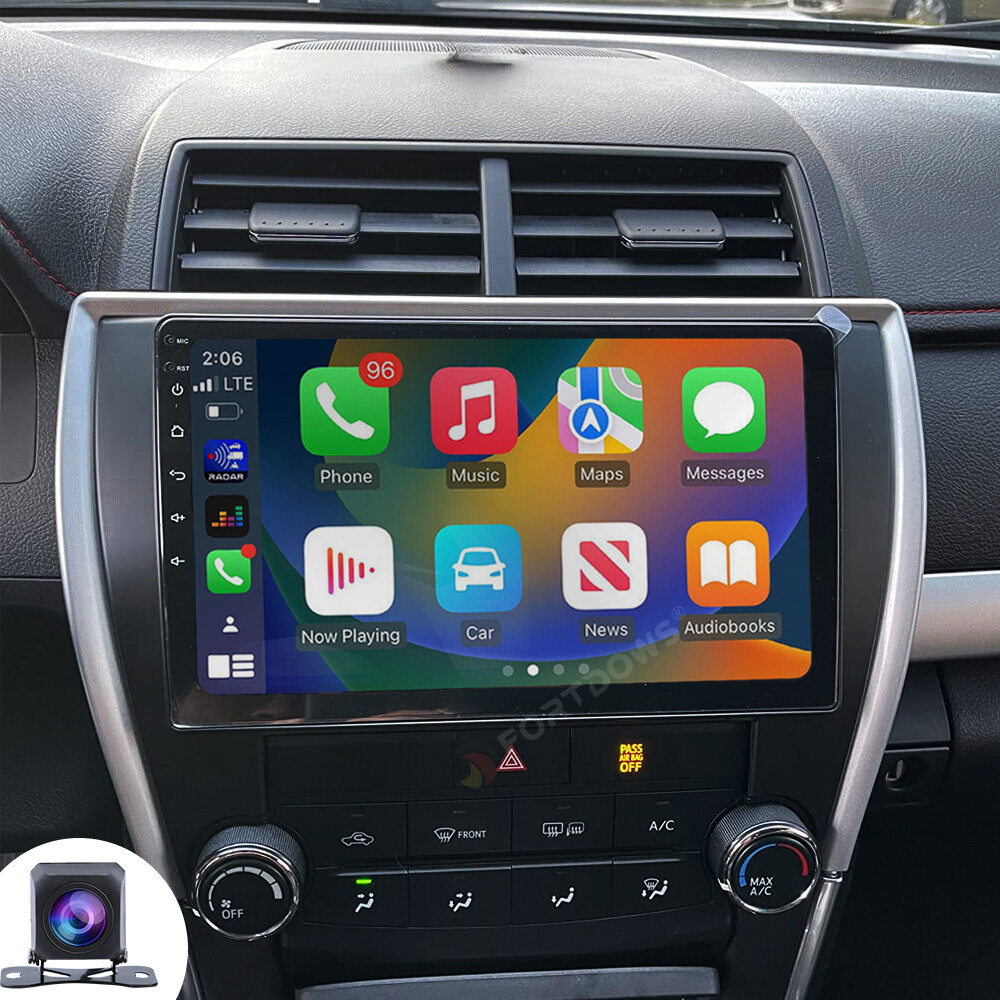 128GB Android 13.0 For Toyota Camry 2015-2017 Car Stereo Carplay Radio GPS Navi