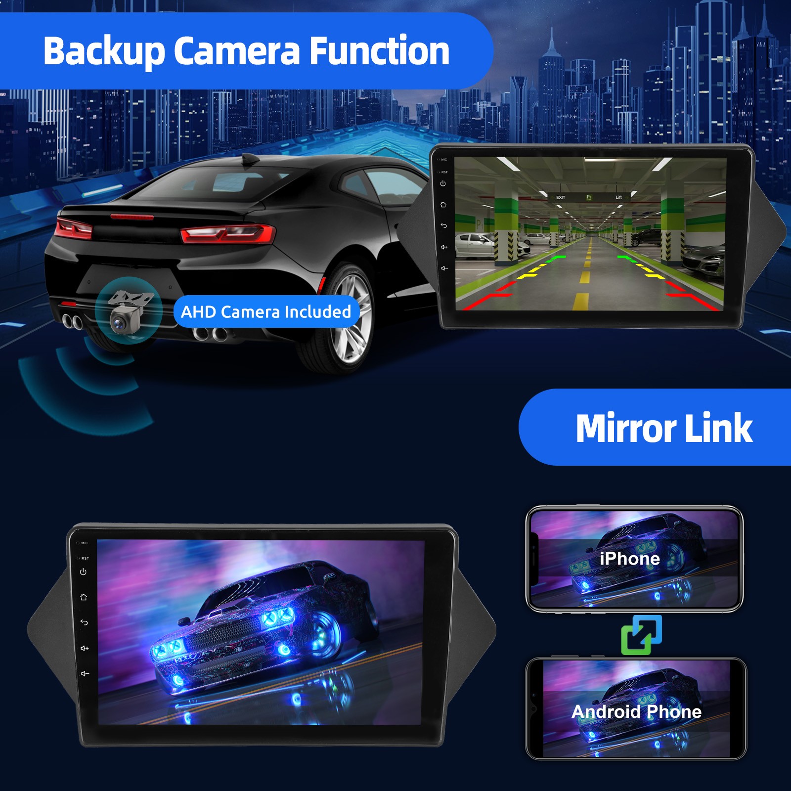9″ Android 16 Carplay Car Stereo GPS Navi BT AHD+For Honda Acura MDX 2007-2013