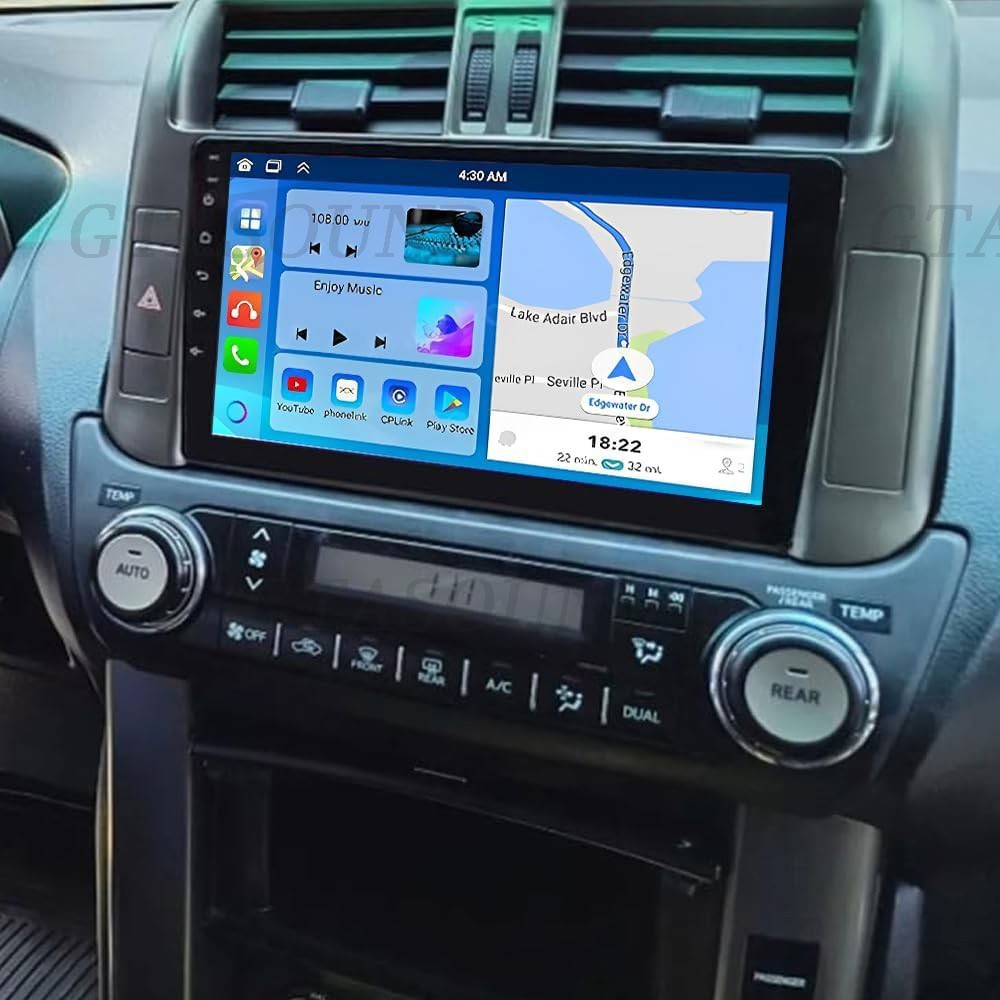 32G Carplay For 2009-2013 Toyota Land Cruiser Prado 150 Radio 9″ FM GPS BT NAVI