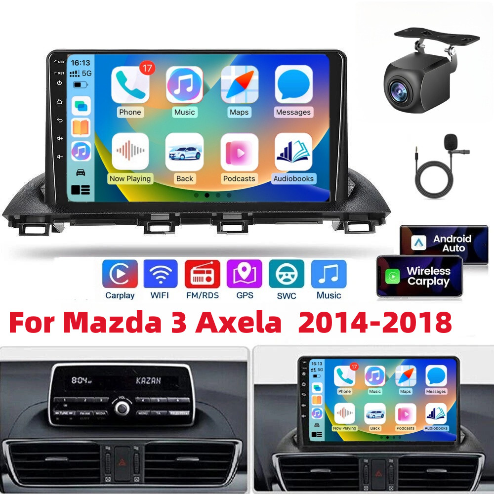 Car Radio Stereo Carplay For Mazda Mazda 3 4+64G 9in Carplay 4+64G