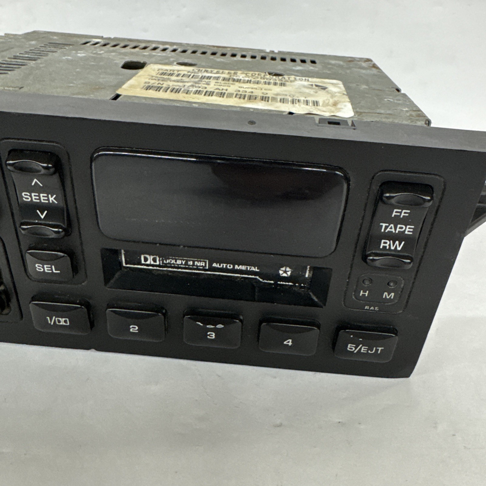 84-02 Chrysler Dodge Jeep OEM Cassette Player AM/FM Radio Part # P56038933AB