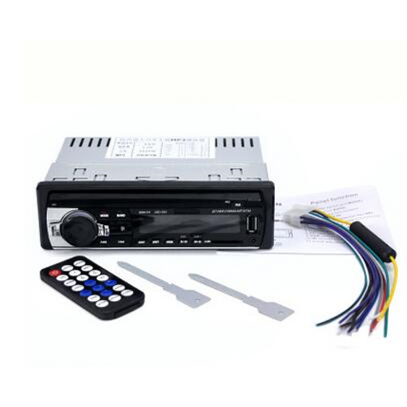 Car Stereo Radio In-Dash FM Audio USB Aux-In Receiver MP3 Player Remote Control