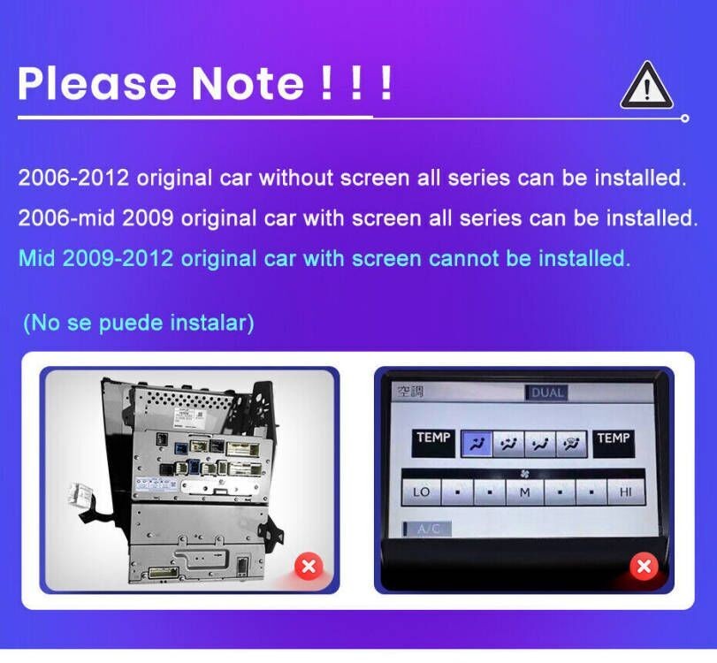 For 2006-2012 Lexus IS250 IS350 Car Radio Stereo Carplay 4+64G 10in FM Auto