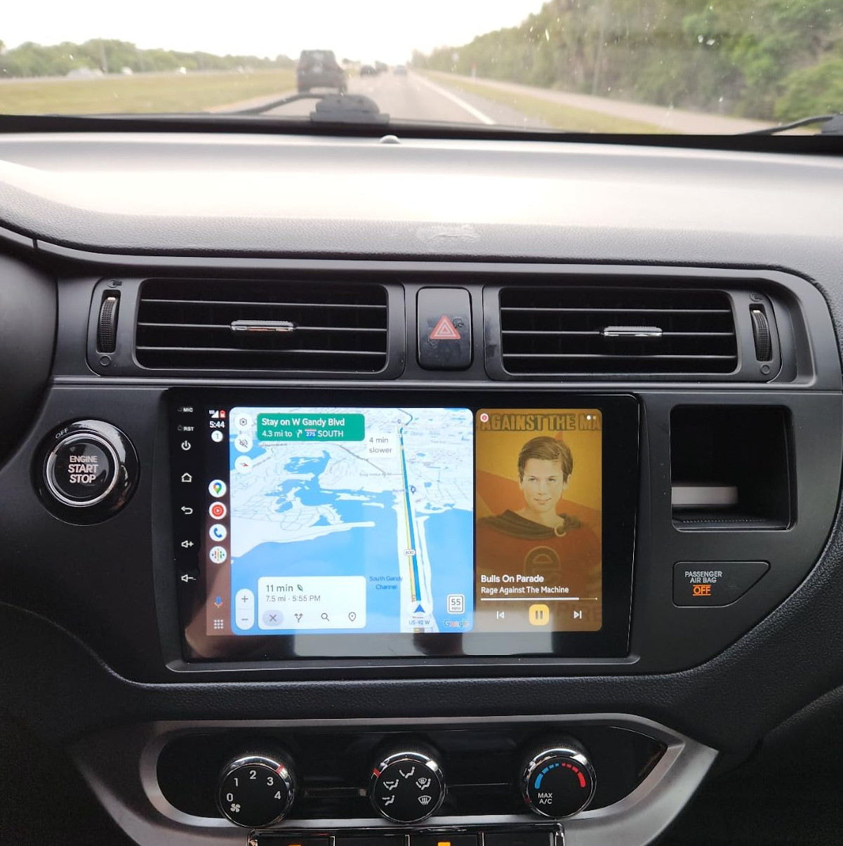 For 2012-2014 Kia Rio 9″ Android Car Radio Stereo GPS Navigation WiFi 4GB+64GB