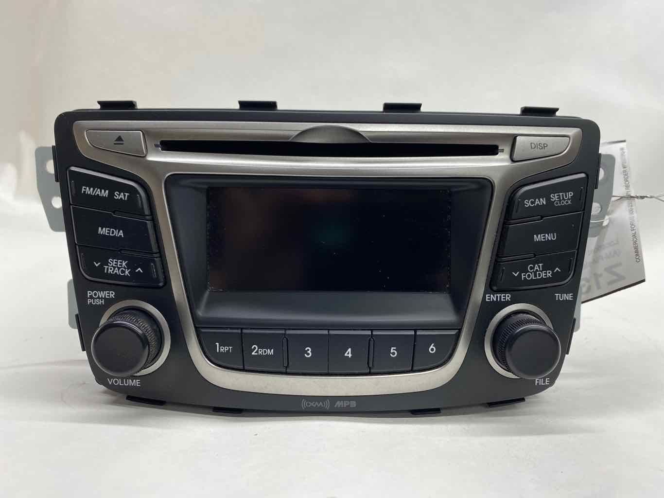 15 16 2017 Accent Radio AM-FM-Stereo-CD-MP3 *May Need Programming 96170-1R111RDR