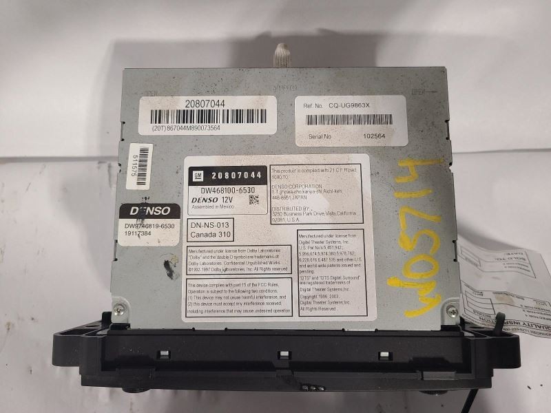 Audio Equipment Radio Opt Uvb ID 25894202 Fits 08-09 TAHOE 1851468