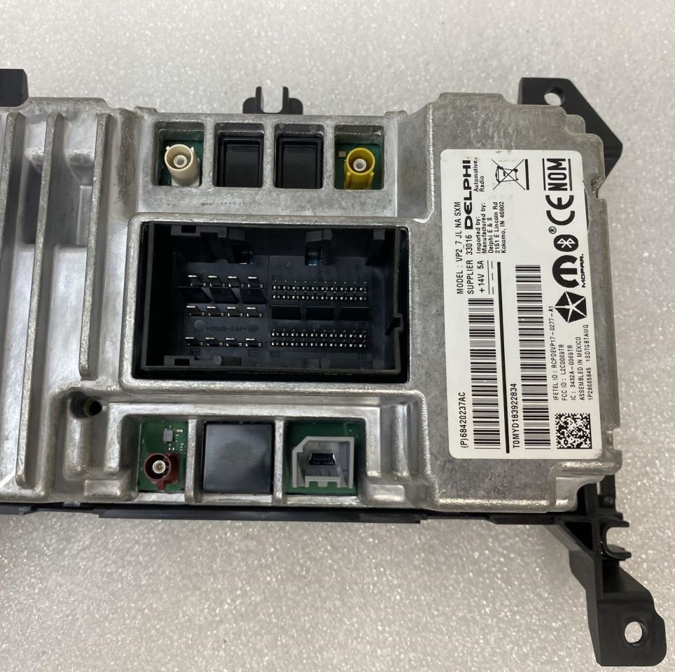 Audio Equipment Radio LHD Display And Receiver Fits 18-20 WRANGLER 1110983