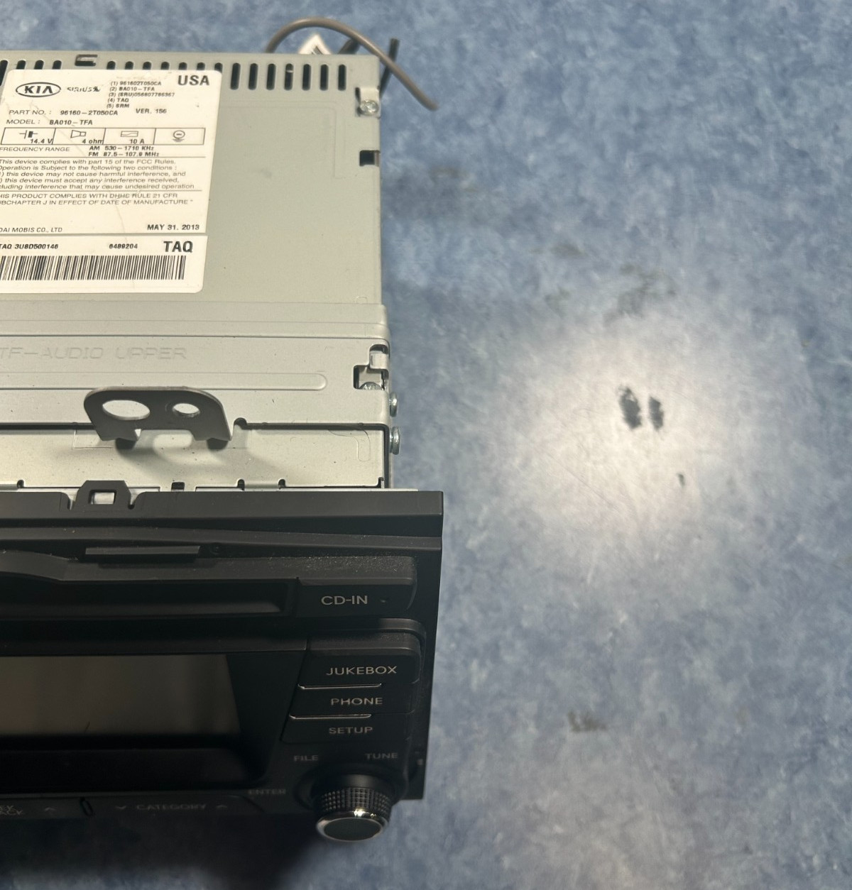 Genuine OEM Kia 96160-2T050CA AM/FM Radio CD Player Satellite Fits 2012 Optima