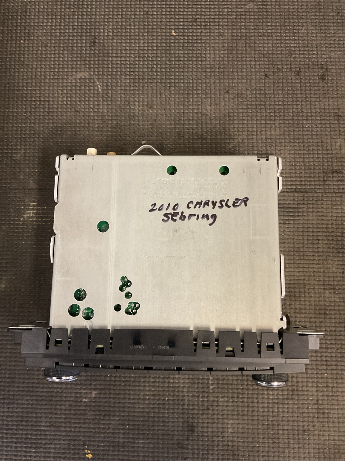 2010 Chrysler Sebring Cd Player Radio Receiver