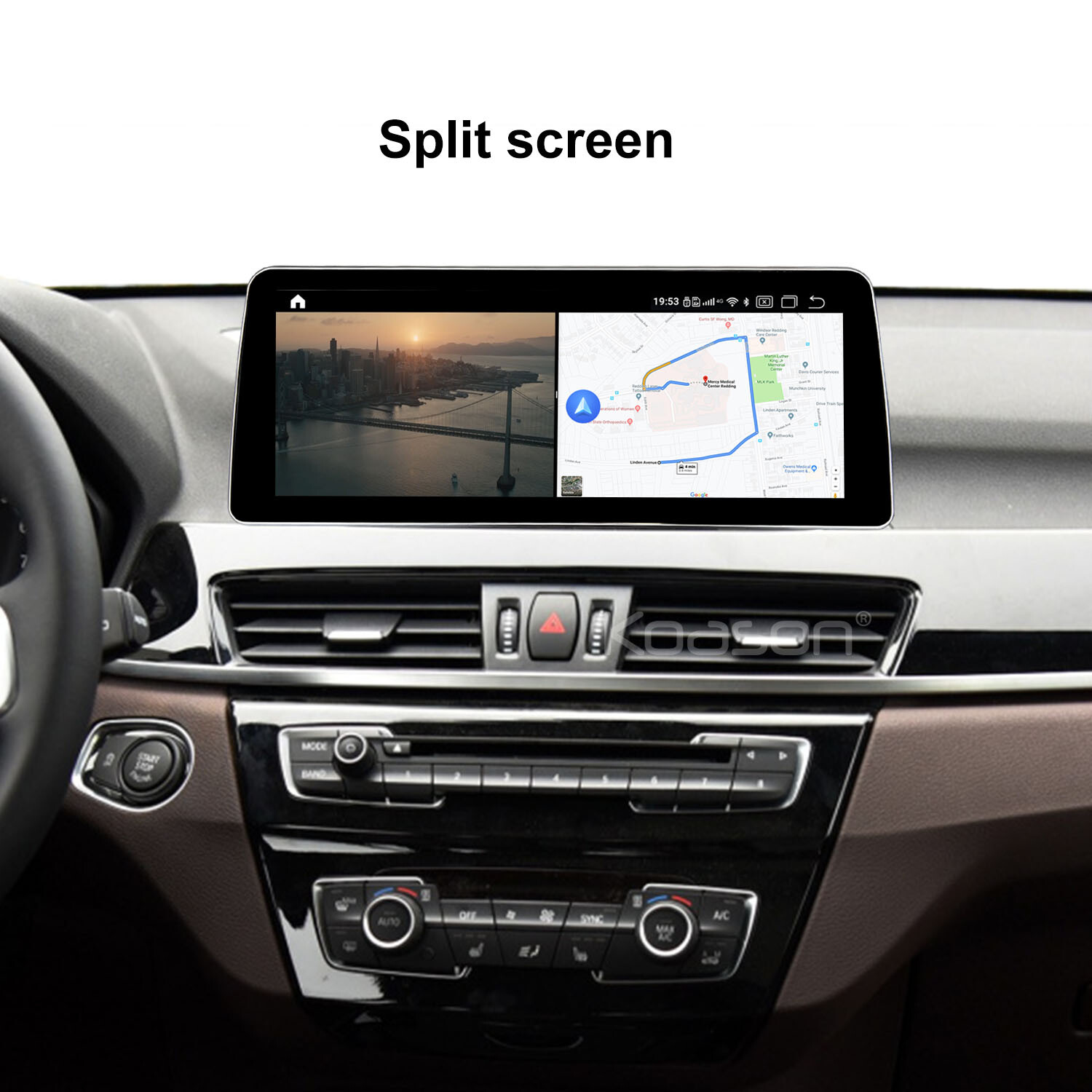 12.3in BMW X1 F48 8+256GB Android13 Screen Radio Head Unit Carplay Upgrade NBT