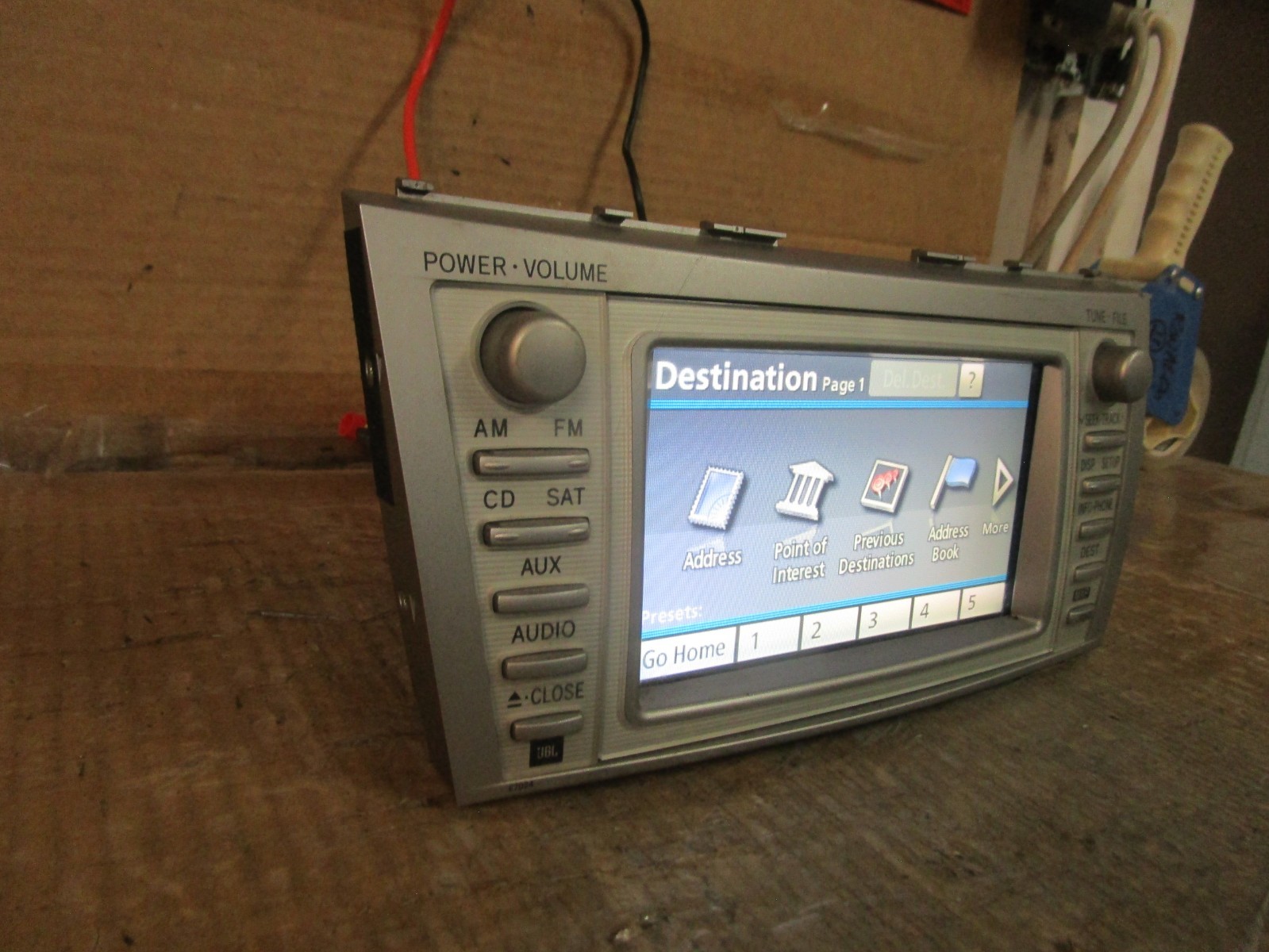 10 11 Toyota Camry Radio Stereo Navigation Display Screen 8612006510 RLX2