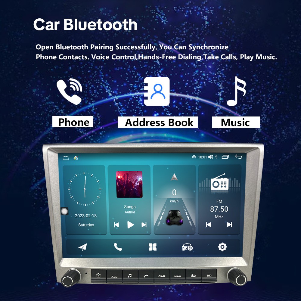 For Porsche 911 997 Cayman Boxster 987 CarPlay Android Car Stereo Radio Navi