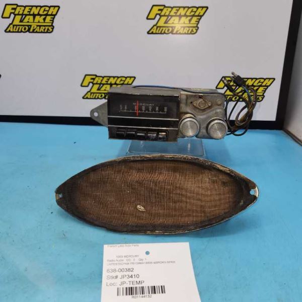 UNTESTED AM Radio “C9MA18806” Fits 1969 MERCURY 1144132