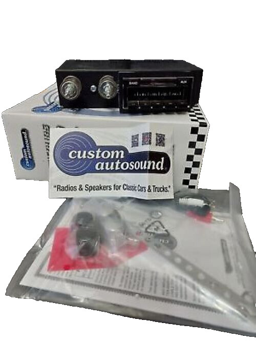 Dodge 1971 72 73 Charger B Body USA 230 Radio AM/FM Custom Autosound AUX MP3