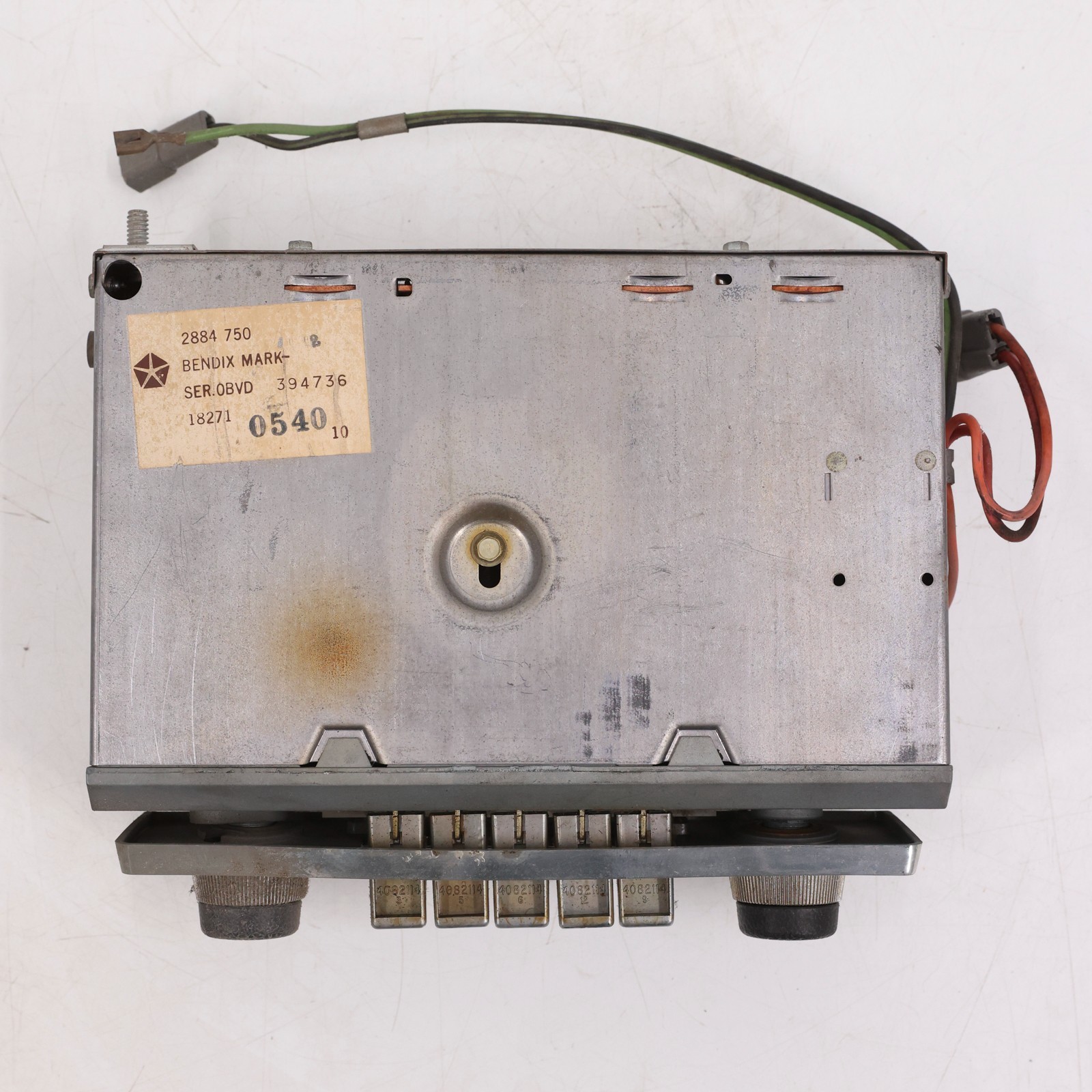 1968 1969 Chrysler Mopar AM Radio Bendix 2884750 Dodge Charger Dart Road Runner