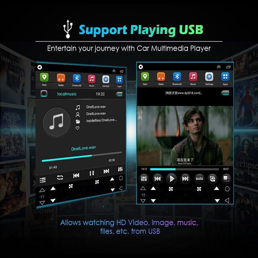 64G CarPlay Car Stereo Radio GPS Navi Android 14 For Cadillac Escalade 2007-2014