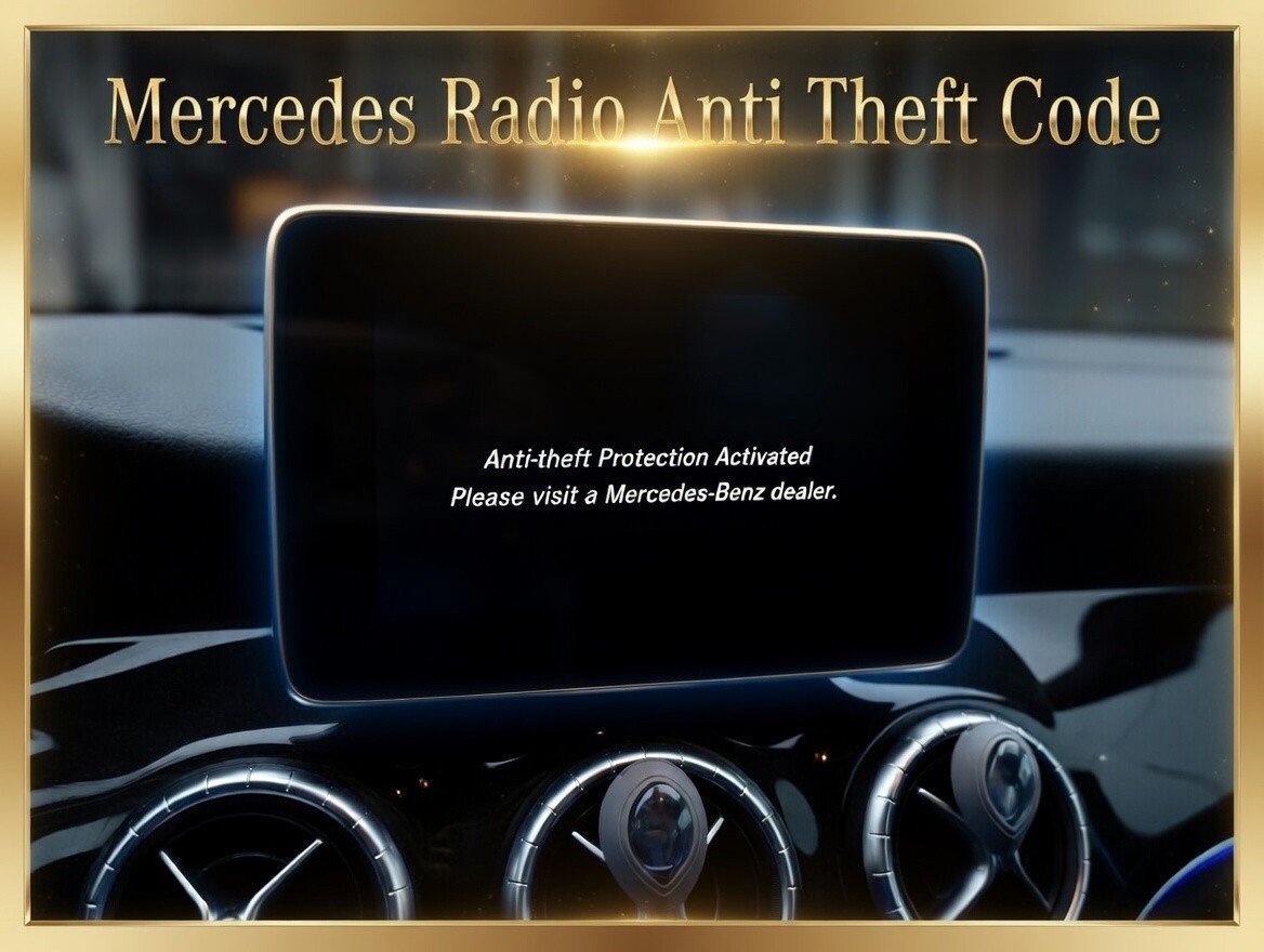 Mercedes Radio Anti-Theft Code ALL Models Instant Unlock W203 W204 W210 W211 W21