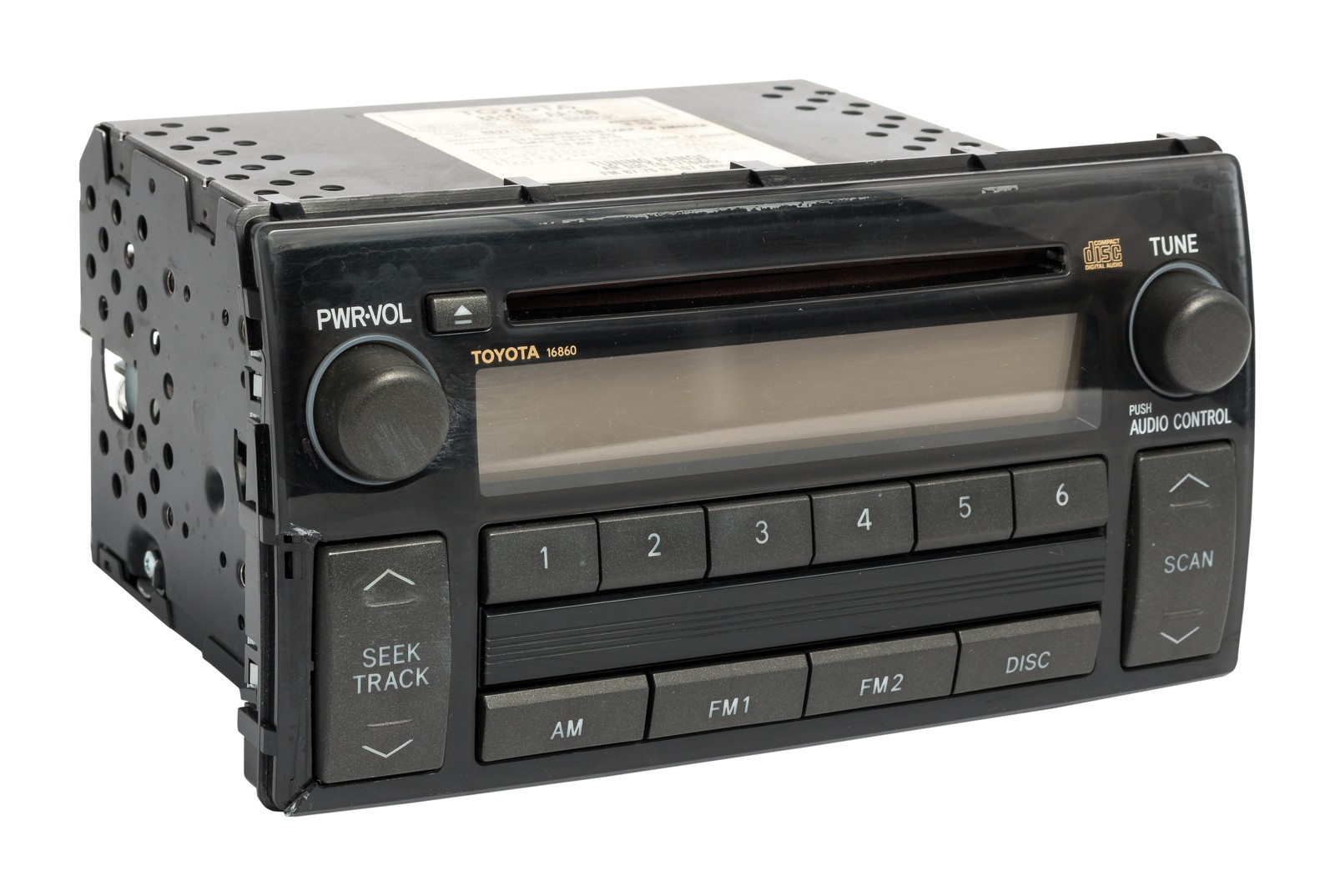 2005-2006 Toyota Camry AM FM Radio CD Player Part Number 86120-AA160 Face 16860