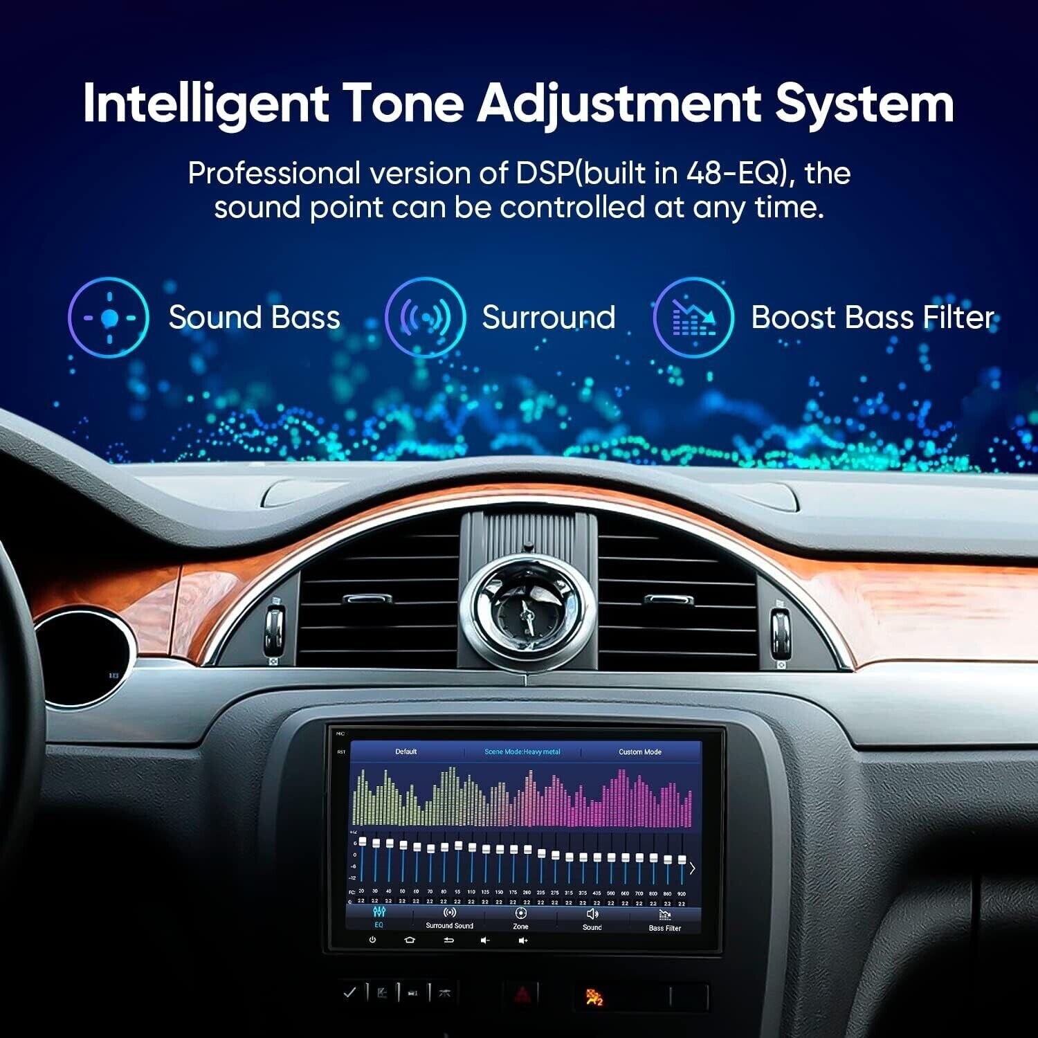 8″ Car Stereo GPS Android 12 for Chevy Silverado/GMC Sierra Yukon/Buick Enclave