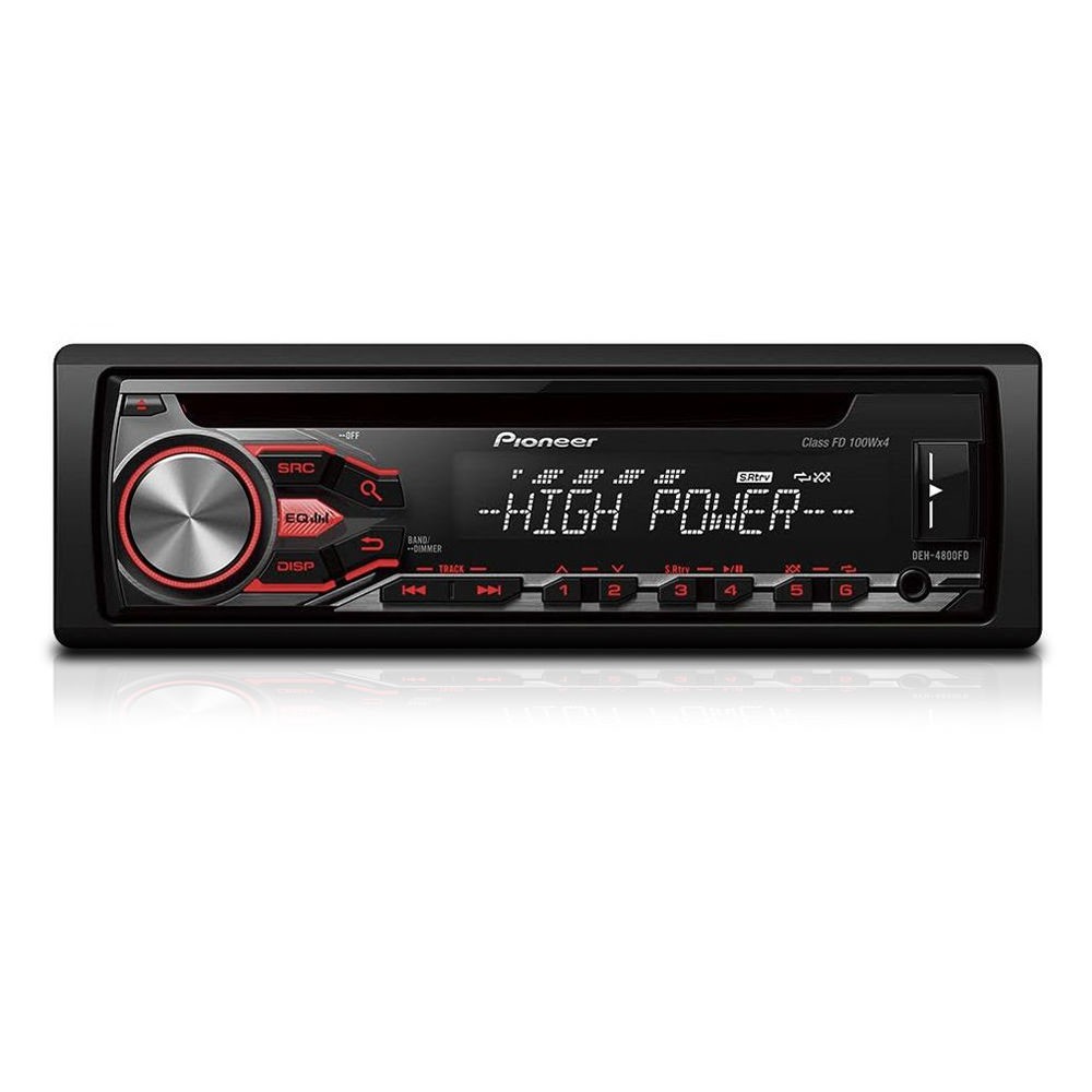 Pioneer Car Stereo CD USB MP3 AUX Radio iPod iPhone Android Control DEH 4800FD