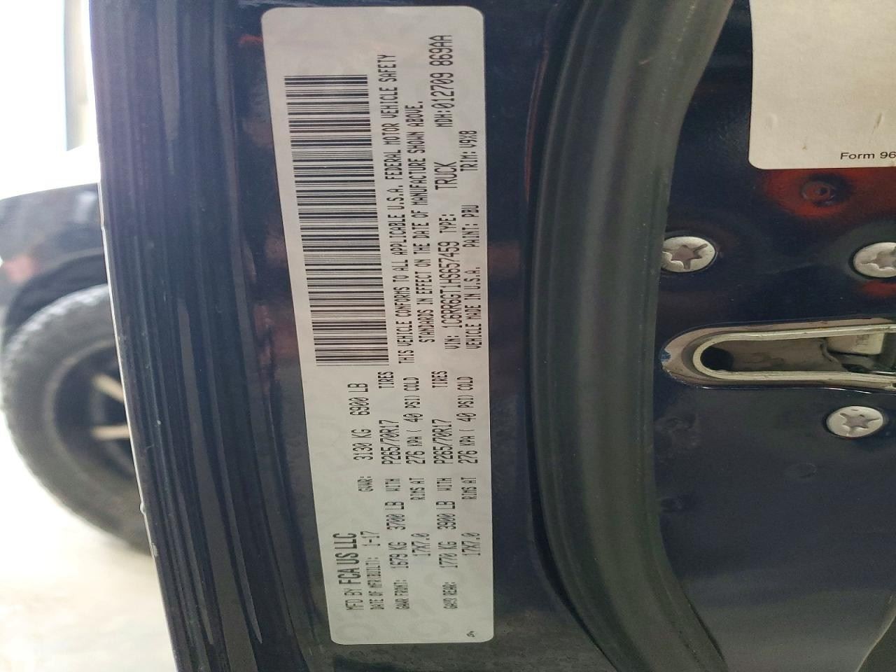 Audio Equipment Radio Display And Receiver Fits 17 DODGE 1500 PICKUP 12835868