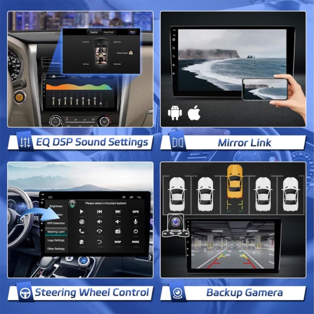 For 2011-2014 Chrysler 200 Apple CarPlay Android 15 Car Stereo Radio GPS SWC 64G