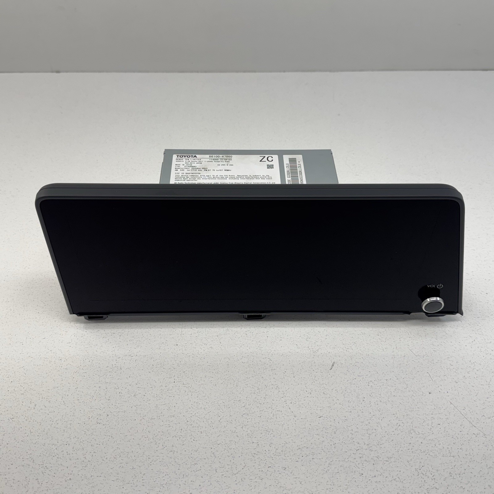 23-26 Toyota Prius 12.3″ Radio Display Touch Screen Head Unit 86100-47860 OEM