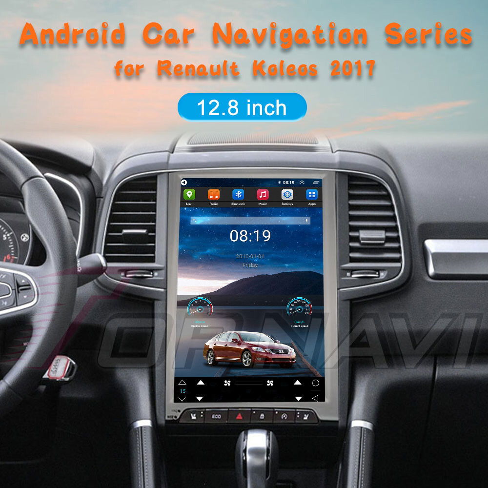 for Renault Koleos 2017 Androind 13 Head Unit Car GPS Navi Radio Stereo 4G RDS
