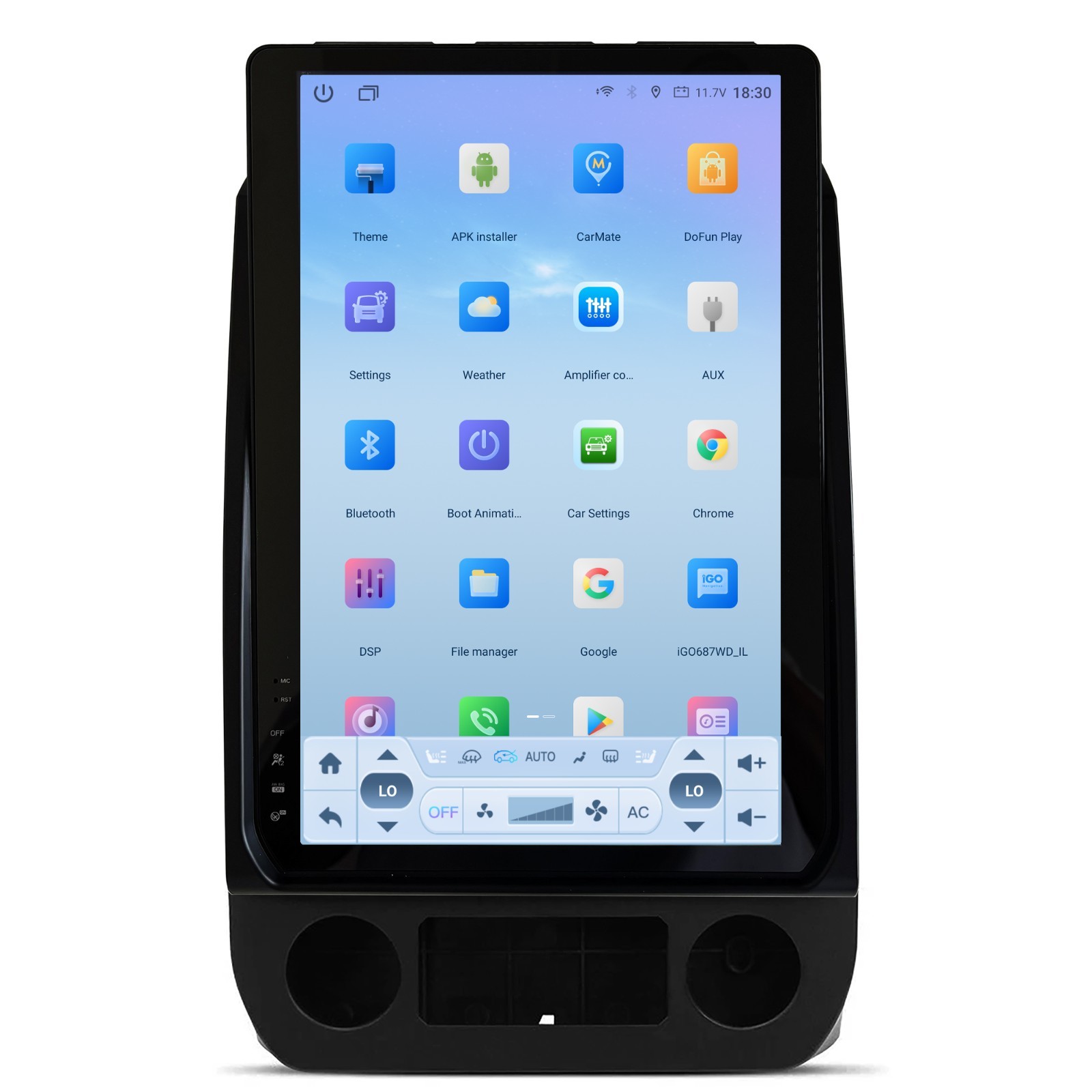 14.5” Radio Stereo Android GPS CarPlay For FORD F150 F250 F350 F550 Tesla Style