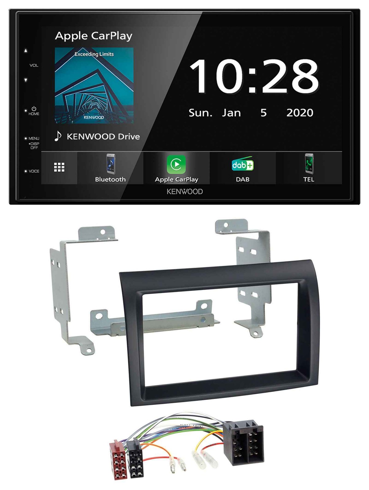 Kenwood Bluetooth MP3 DAB USB 2DIN Car Stereo for Citroen Jumper Peugeot Boxer Fi