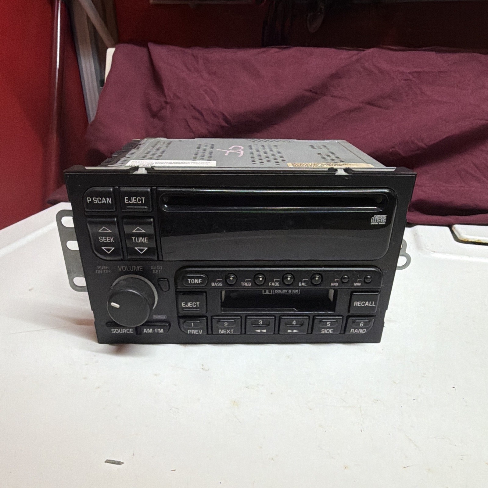 1997-2000 GM RADIO Cassette-CD Player AC Delco