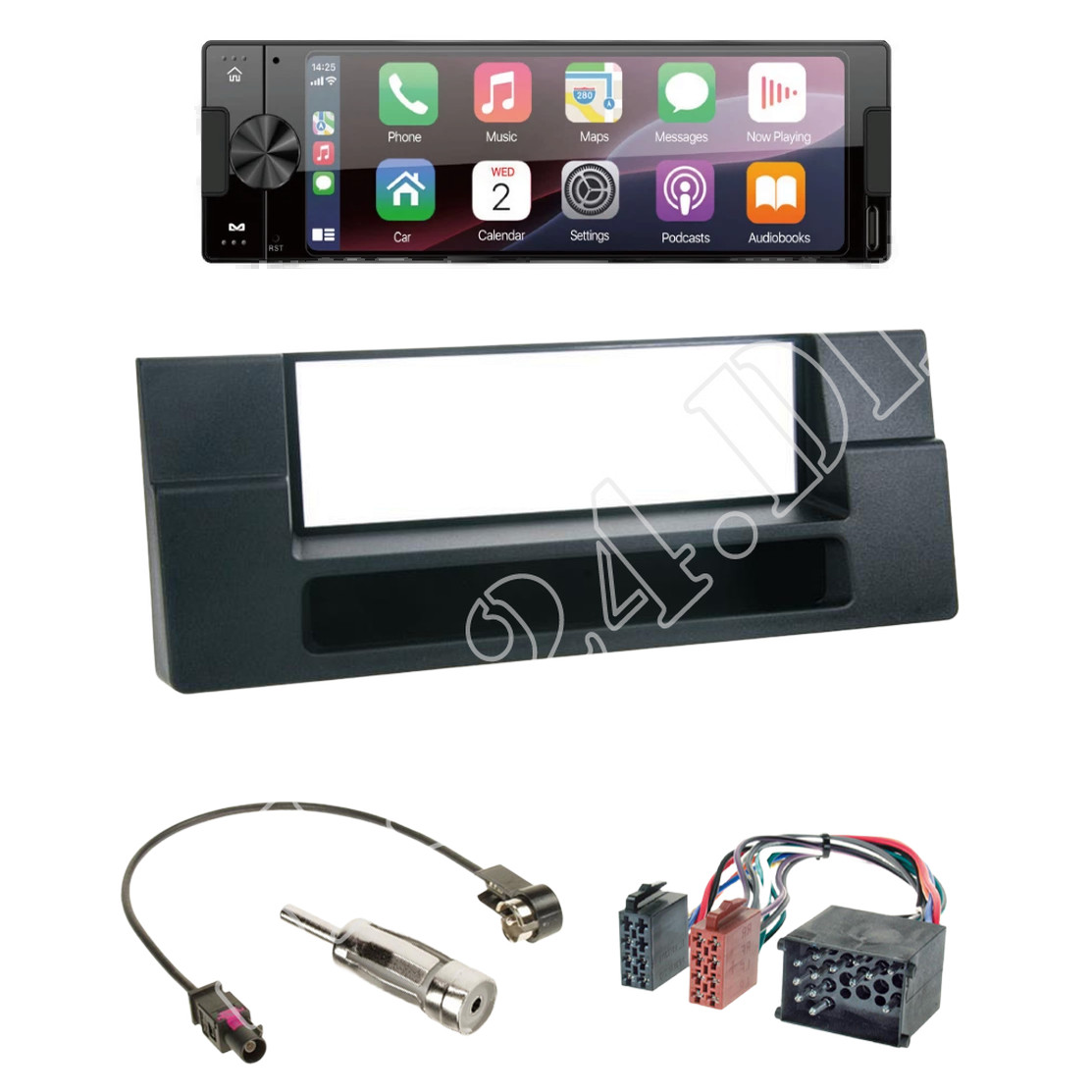 Ampire CPR60 Radio DAB + Bluetooth with installation kit for BMW 5 Series (E39)
