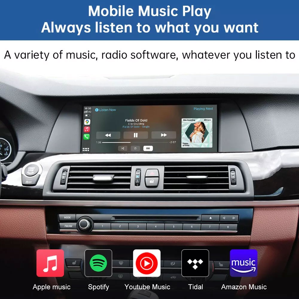Wireless CarPlay Android Auto module for BMW Mini CIC R55 R56 R57 R58 R59 R60