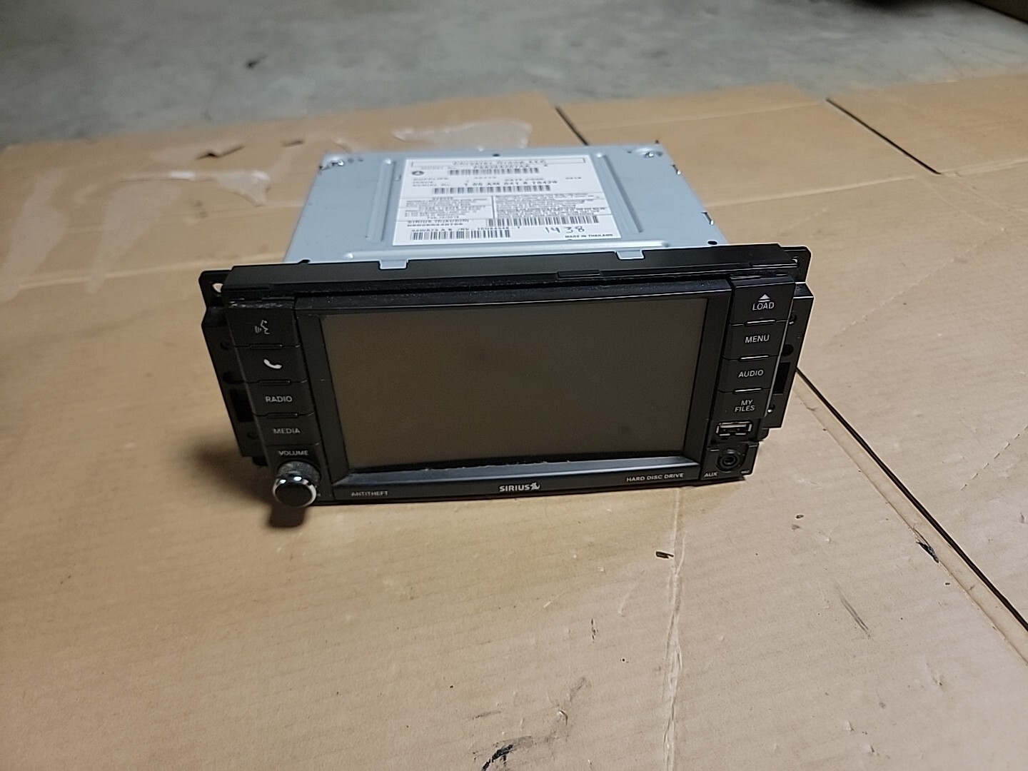 12-20 DODGE CARAVAN 6.5″ Radio Display Audio CD DVD Receiver OEM P68368207AA