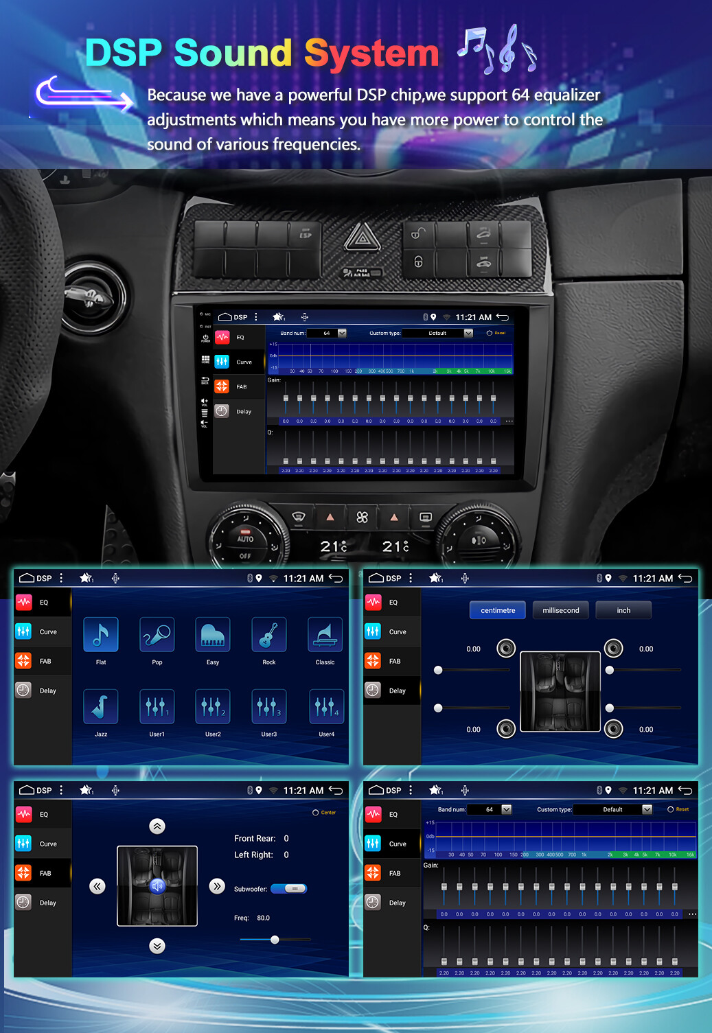 Android13 For Mercedes Benz C-Class W203 Car Stereo Radio GPS Navi CarPlay 128GB