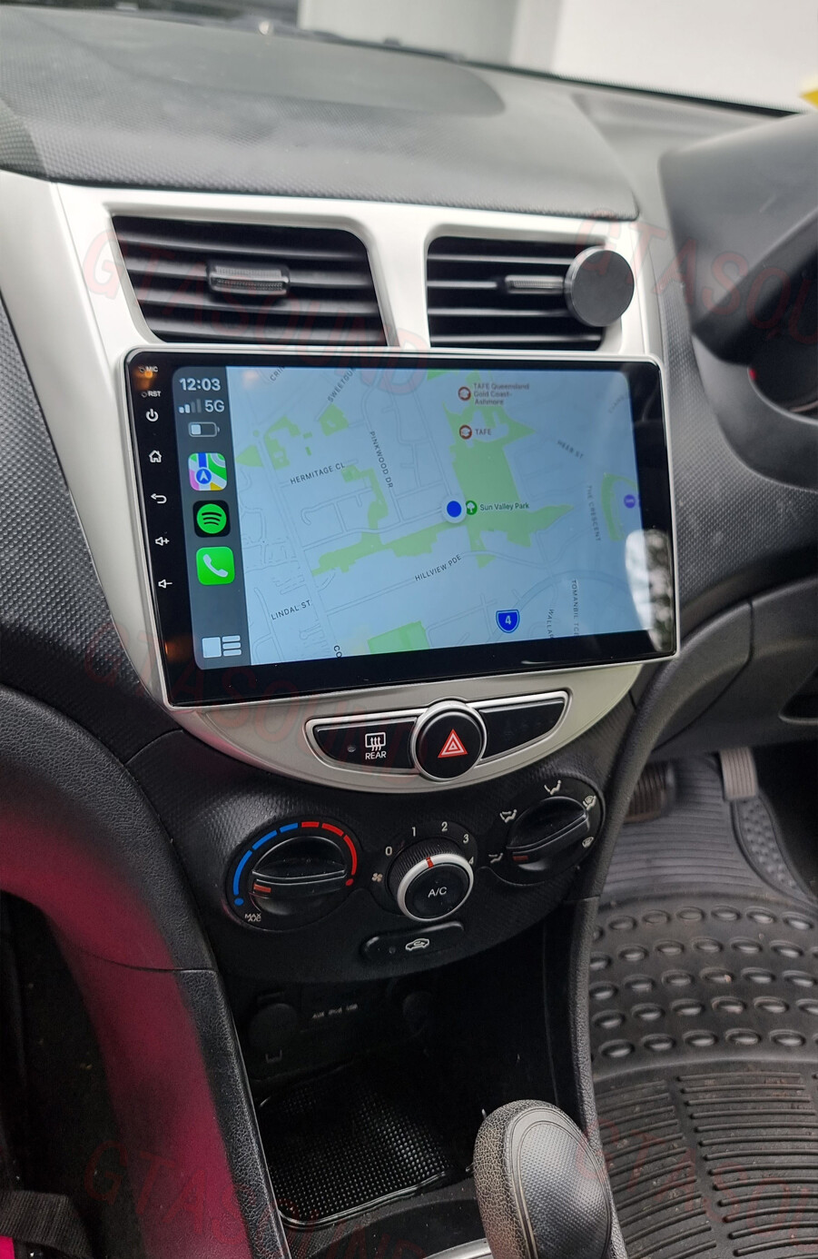 2+64G Car Stereo Radio GPS BT FM For 2011-2019 Hyundai Accent Android 15 Carplay