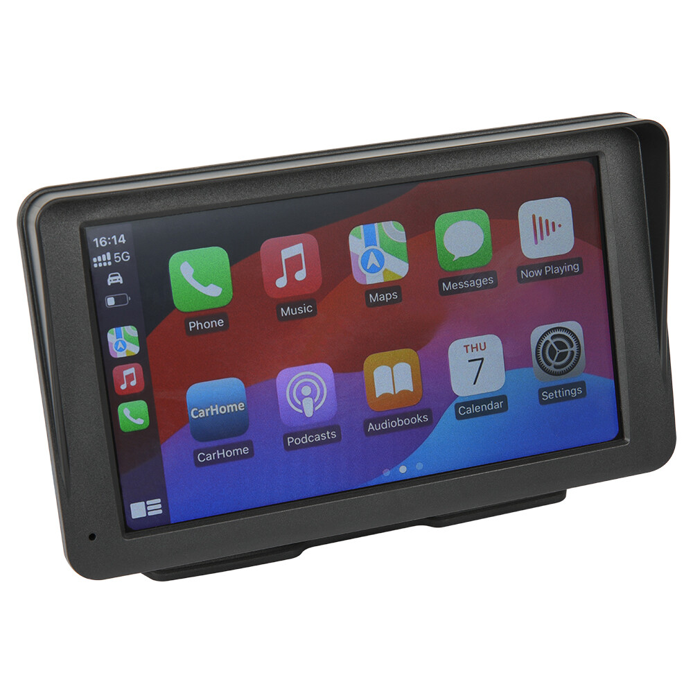 7 Inch Portable Car Radio Wireless Touch Screen Fit Apple Carplay & Android Auto