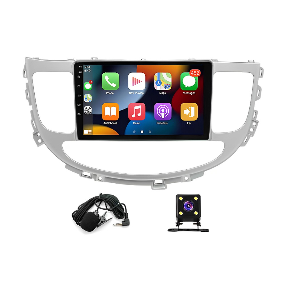 Android 13 Carplay Android Auto Head Unit 9inch For Hyundai Genesis Rohens 09-14