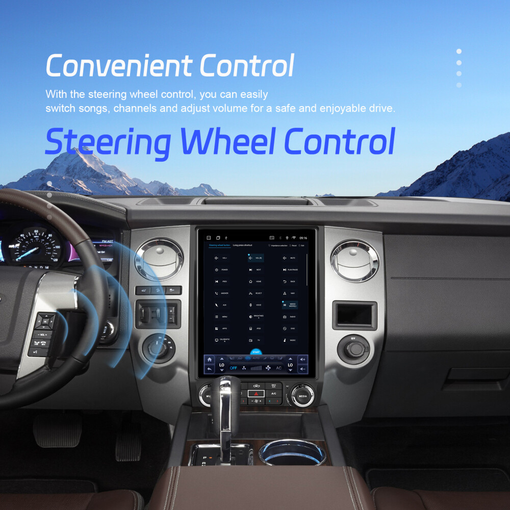 For Ford Expedition 2015-2017 Android 13.0 Carplay Car Stereo Radio 8Core 4+64GB