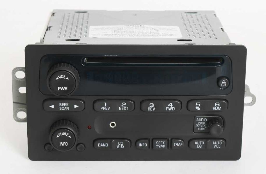 GMC Envoy XUV 2005 OEM Radio AM FM CD Player Upgraded w Aux Input – 10357894 UN0